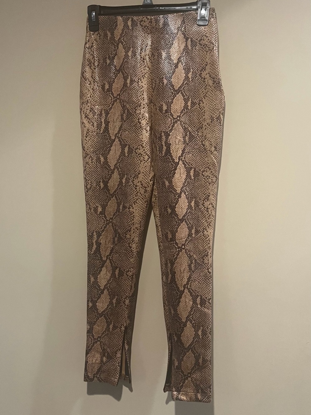Zara Snake Print High-Waisted Pants – Size S – NWT